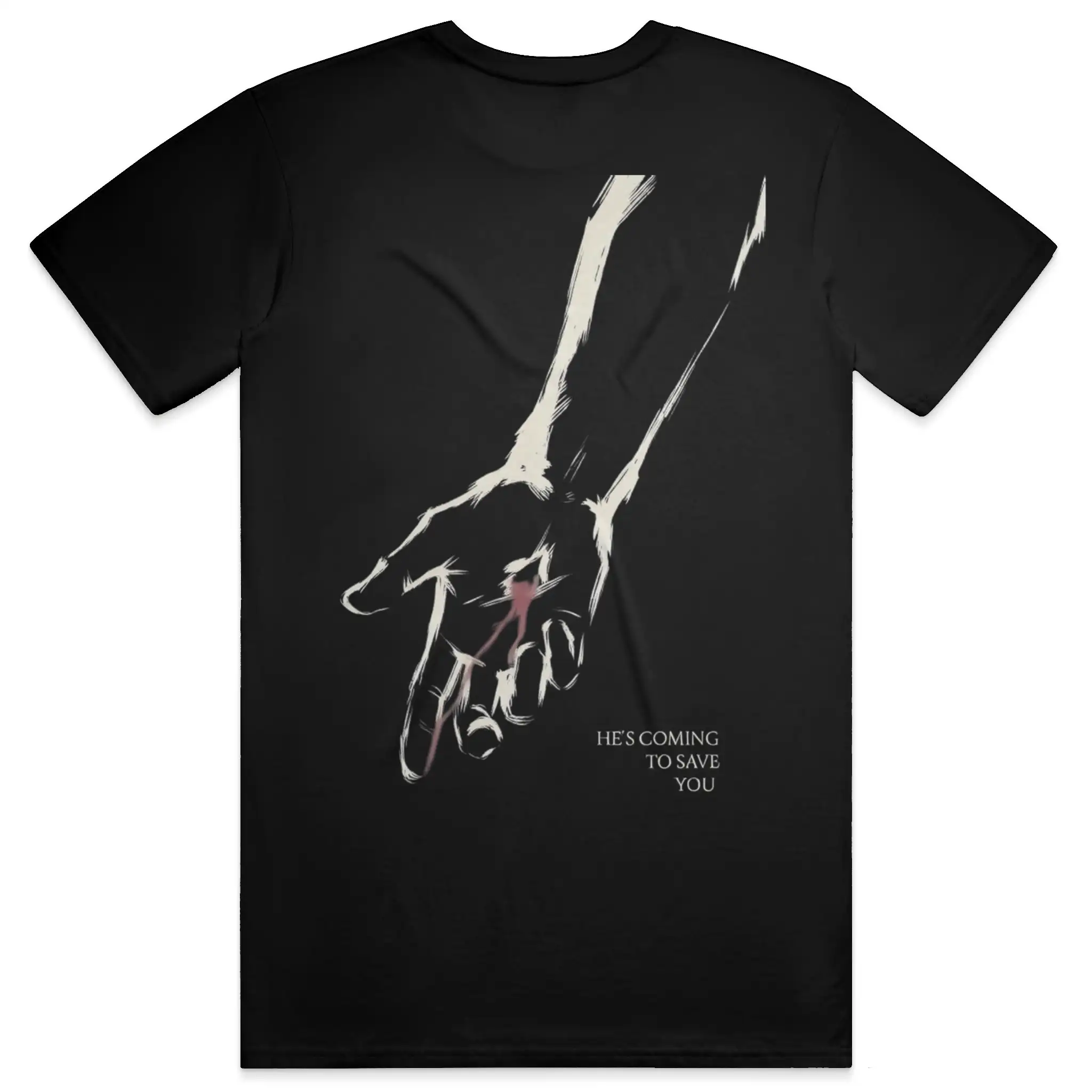 He's Coming to Save you Premium Heavyweight Tee