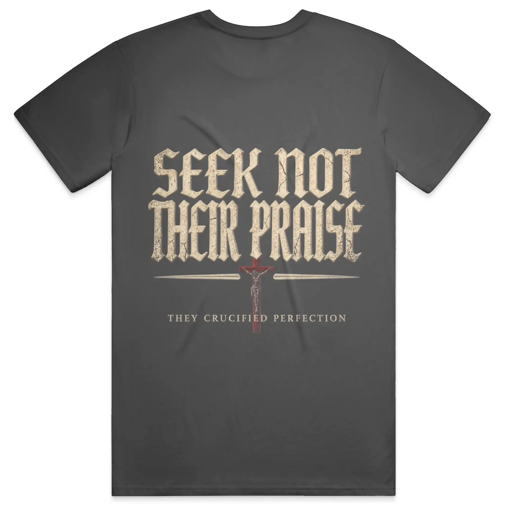 Seek Not Their Praise Premium Heavyweight Tee