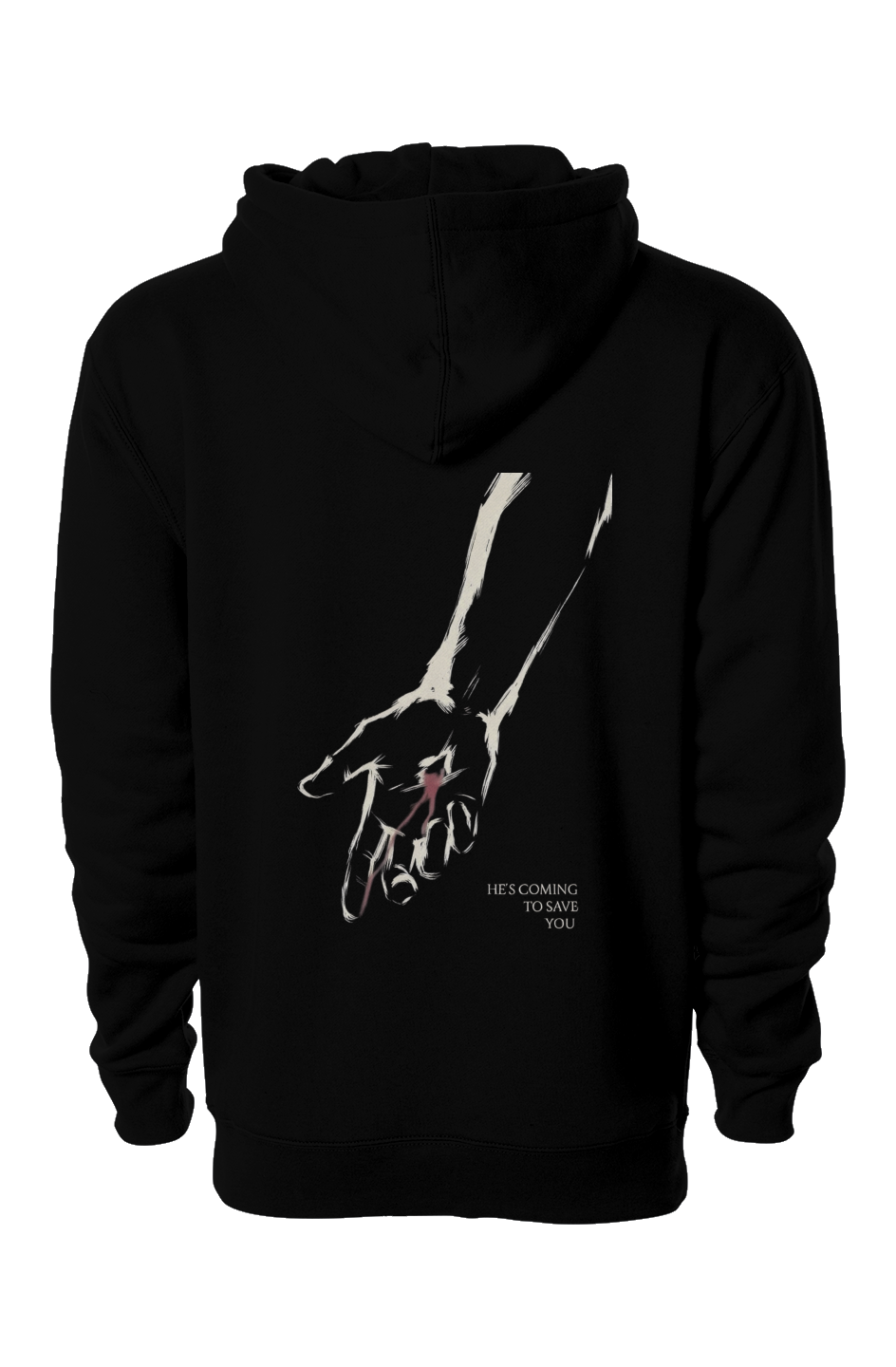 He's Coming to Save You Pullover Hoodie