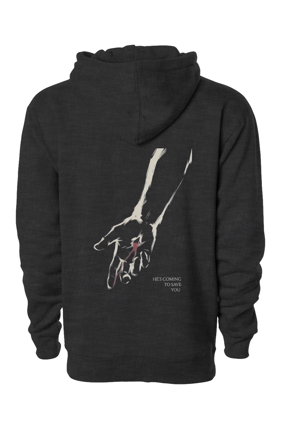 He's Coming to Save You Pullover Hoodie