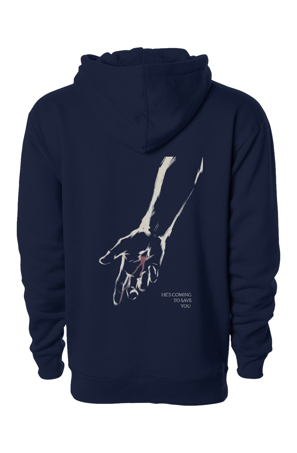 He's Coming to Save You Pullover Hoodie